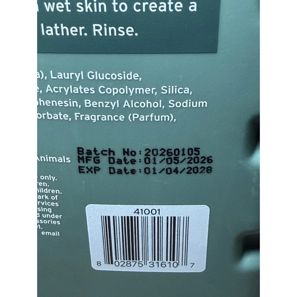 Body Wash by Eddie Bauer Exfoliating Gel Sea Salt Paraben-Free Moisturizes 32 oz